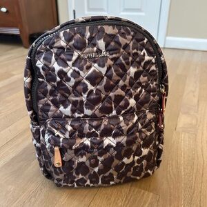 MZ Wallace small Metro backpack leopard print